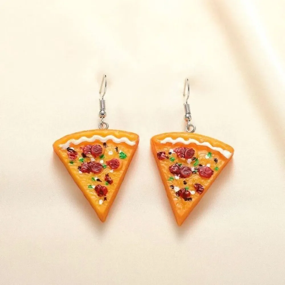 Pizza slice earrings
